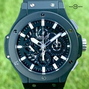 Hublot Big Bang Aero Bang Black Magic 44mm Chrono Ceramic Box/Card/Papers 311.CI.1170.GR MSRP $20,700
