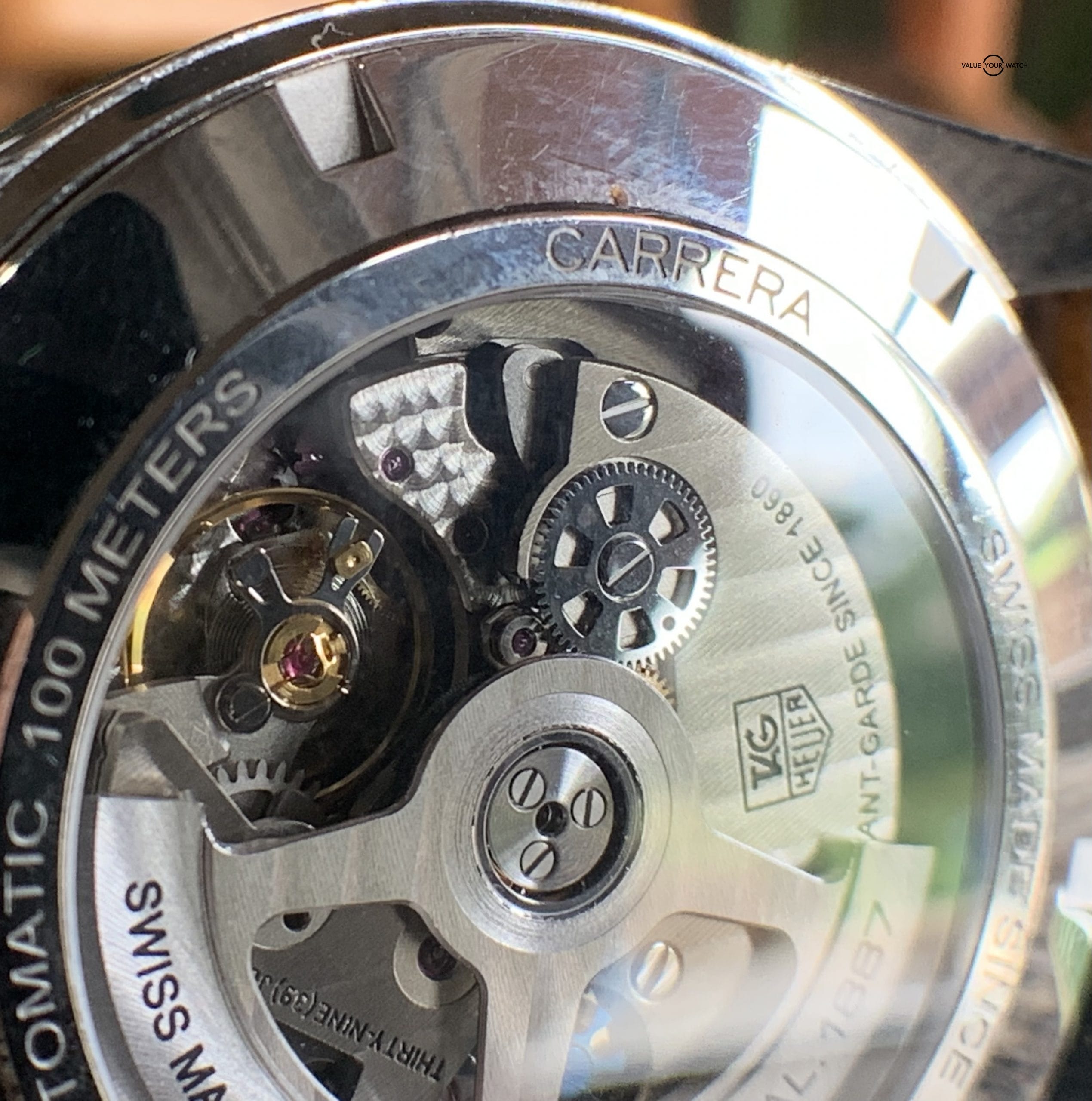 STRIKING!! Tag Heur Carrera Rose Gold Calibre 1887 with Extras!! - Image 10