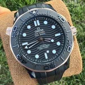 Omega Seamaster Professional Diver 300M Black Ceramic Sedna Gold Complete Set!