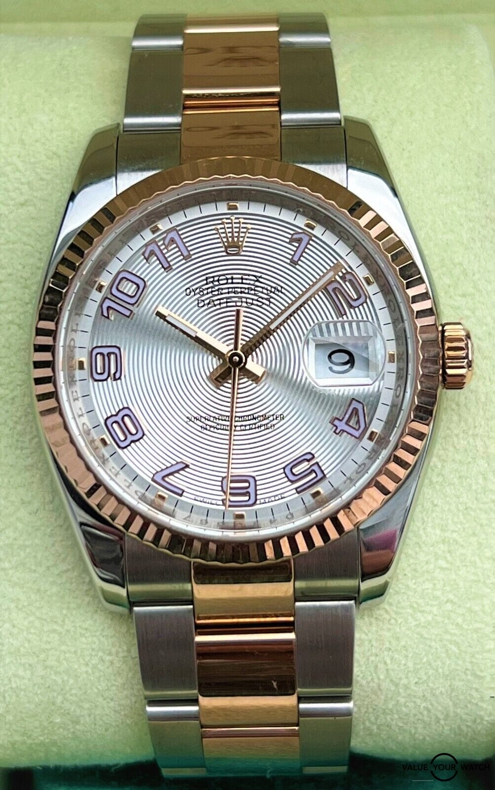 Rolex Datejust 36mm 18K Rose Gold & Stainless Steel 116231