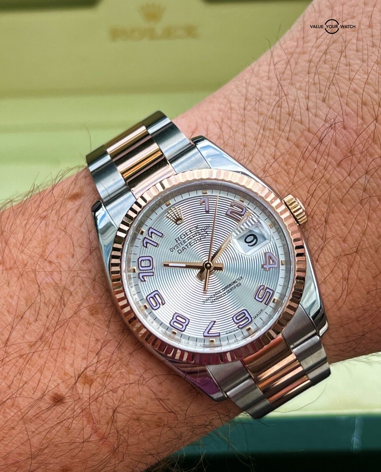 Rolex Datejust 36mm 18K Rose Gold & Stainless Steel 116231 - Image 2