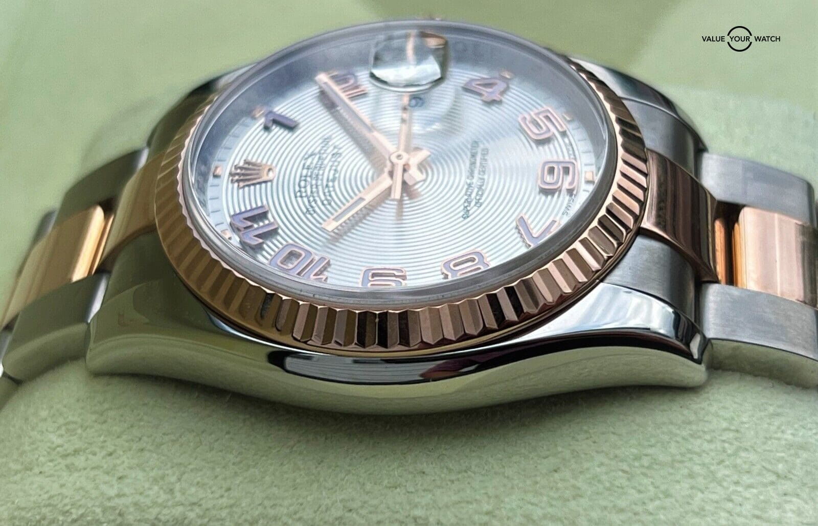 Rolex Datejust 36mm 18K Rose Gold & Stainless Steel 116231 - Image 5