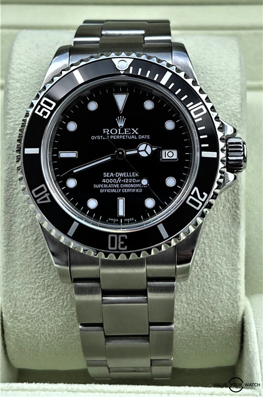 Rolex Sea-Dweller 16600 40mm Black Dial Stainless Steel BOXES,TAGS,BOOKLETS!