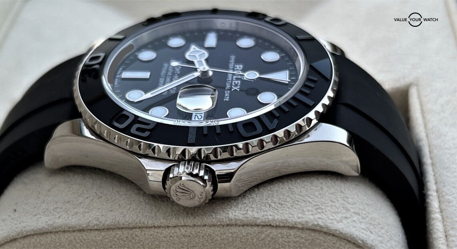 Rolex Yacht-Master 226659 18K White Gold Oysterflex 42mm 2021 BOXES/PAPERS! - Image 8