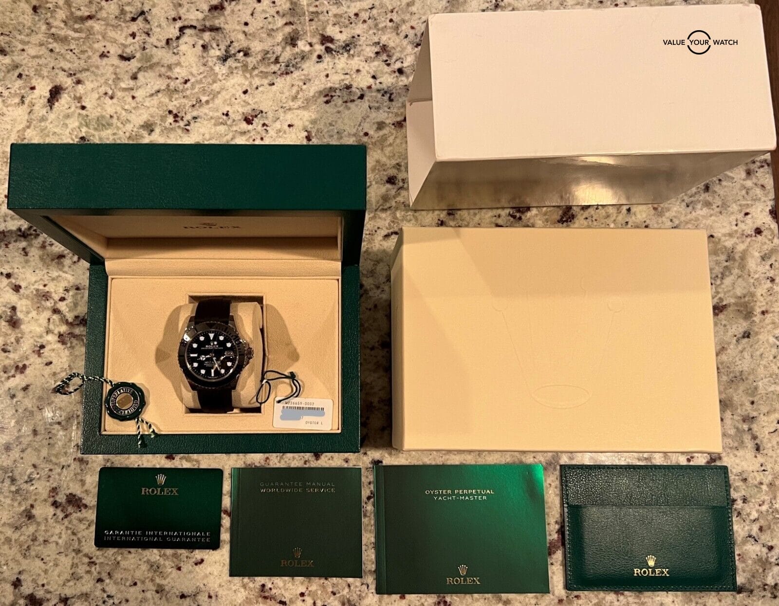 Rolex Yacht-Master 226659 18K White Gold Oysterflex 42mm 2021 BOXES/PAPERS! - Image 13