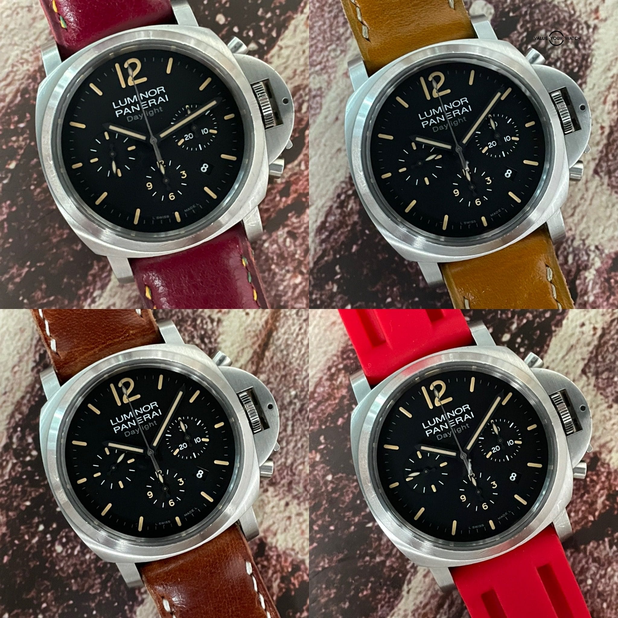 Panerai Luminor Daylight Chrono Steel 44mm - PAM00356 PAM 356 PAM356 – Box, Papers, extra straps! - Image 6