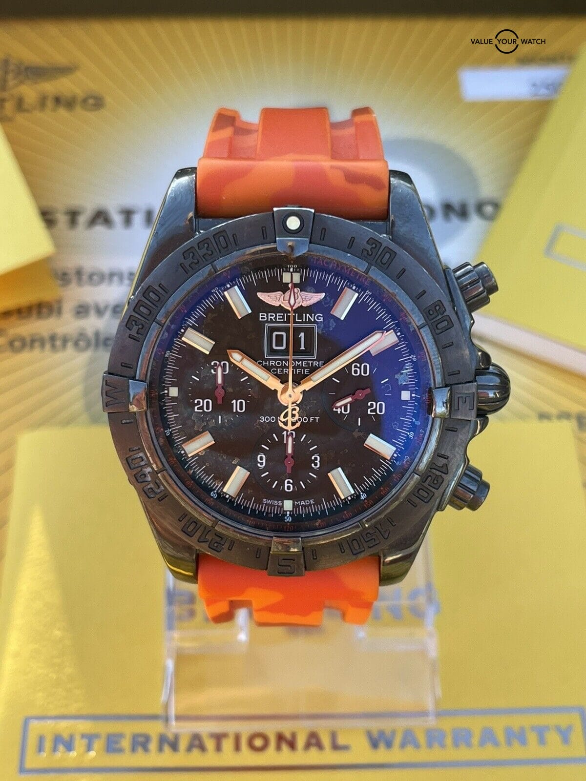 Breitling Blackbird Blacksteel 44 Chronograph Chronometer M4435911 - 786/2000 - Image 4