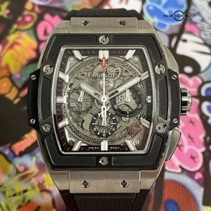 Hublot Spirit of Big Bang Titanium Ceramic Chronograph 42mm – 641.NM.0173.LR – Like-New 2021 Full Set + Extra Strap