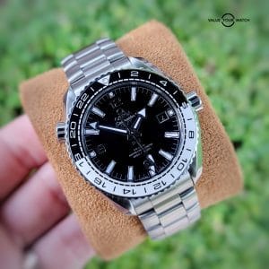 OMEGA Seamaster Planet Ocean 600m GMT Oreo Diver Chronometer 43.5 MINT 215.30.44.22.01.001