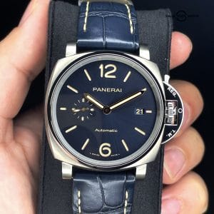 Panerai Luminor Due 927 Brand New | PAM 927, Panerai 00927 | Blue 42 MM Extra Straps | Titanium