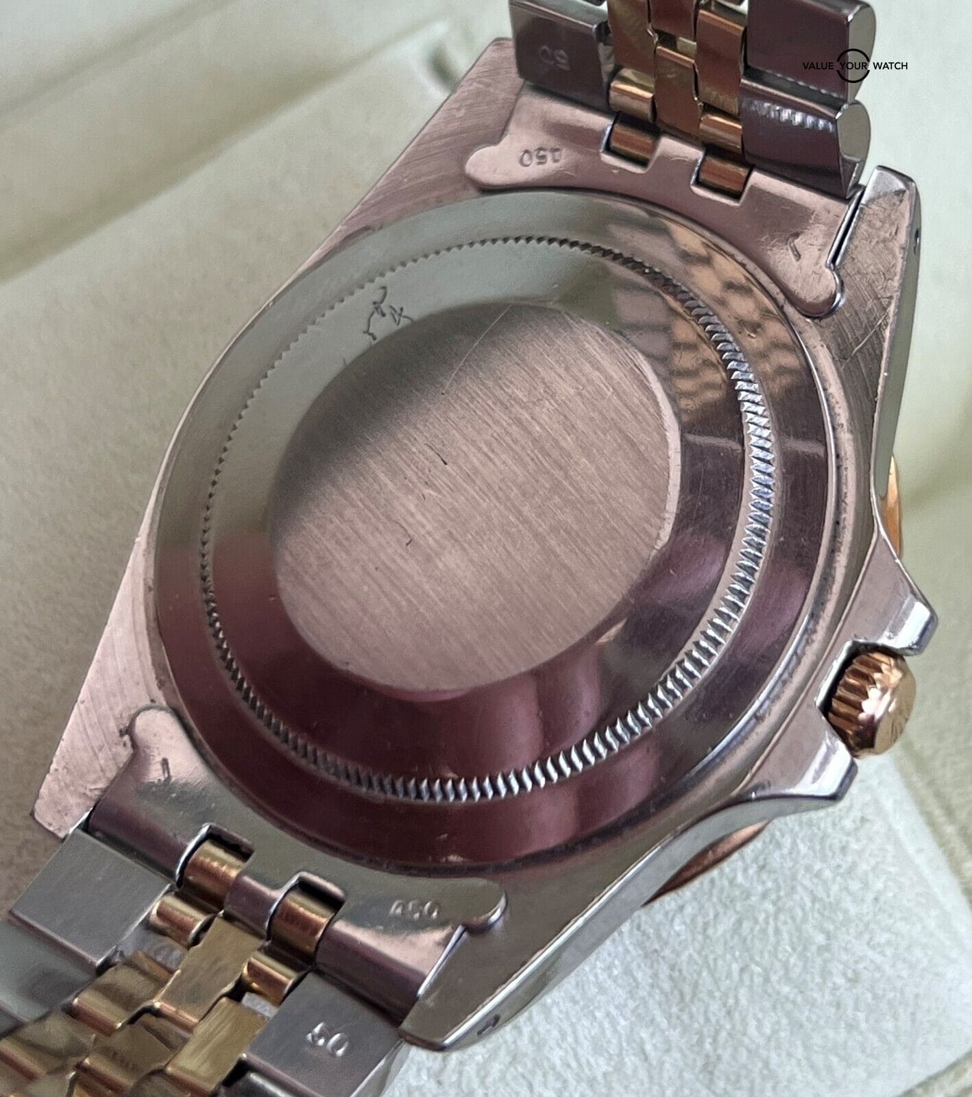 Rolex GMT Master 16753 18K Yellow Gold & Stainless Steel Black Nipple Dial! - Image 6