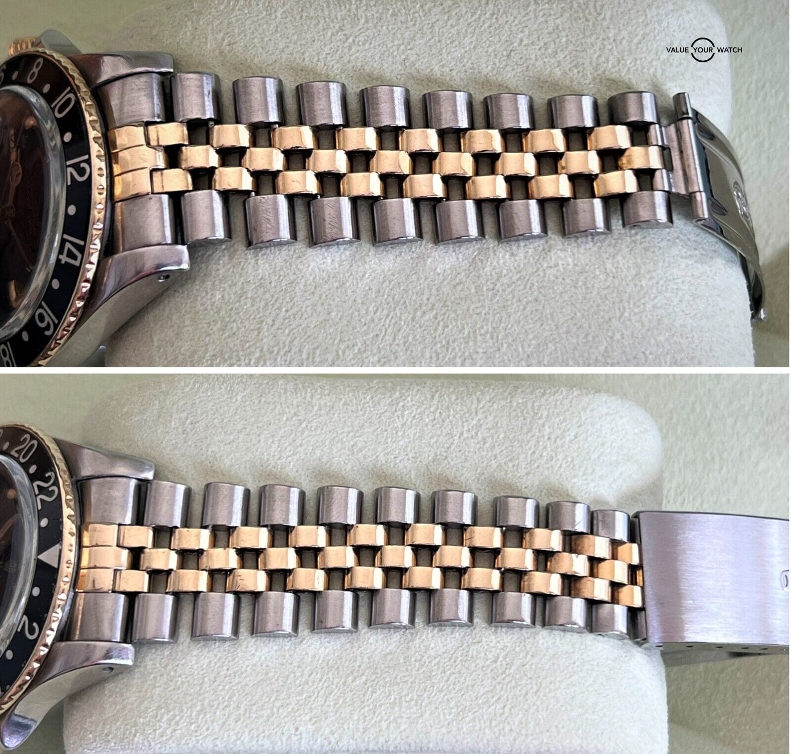 Rolex GMT Master 16753 18K Yellow Gold & Stainless Steel Black Nipple Dial! - Image 10