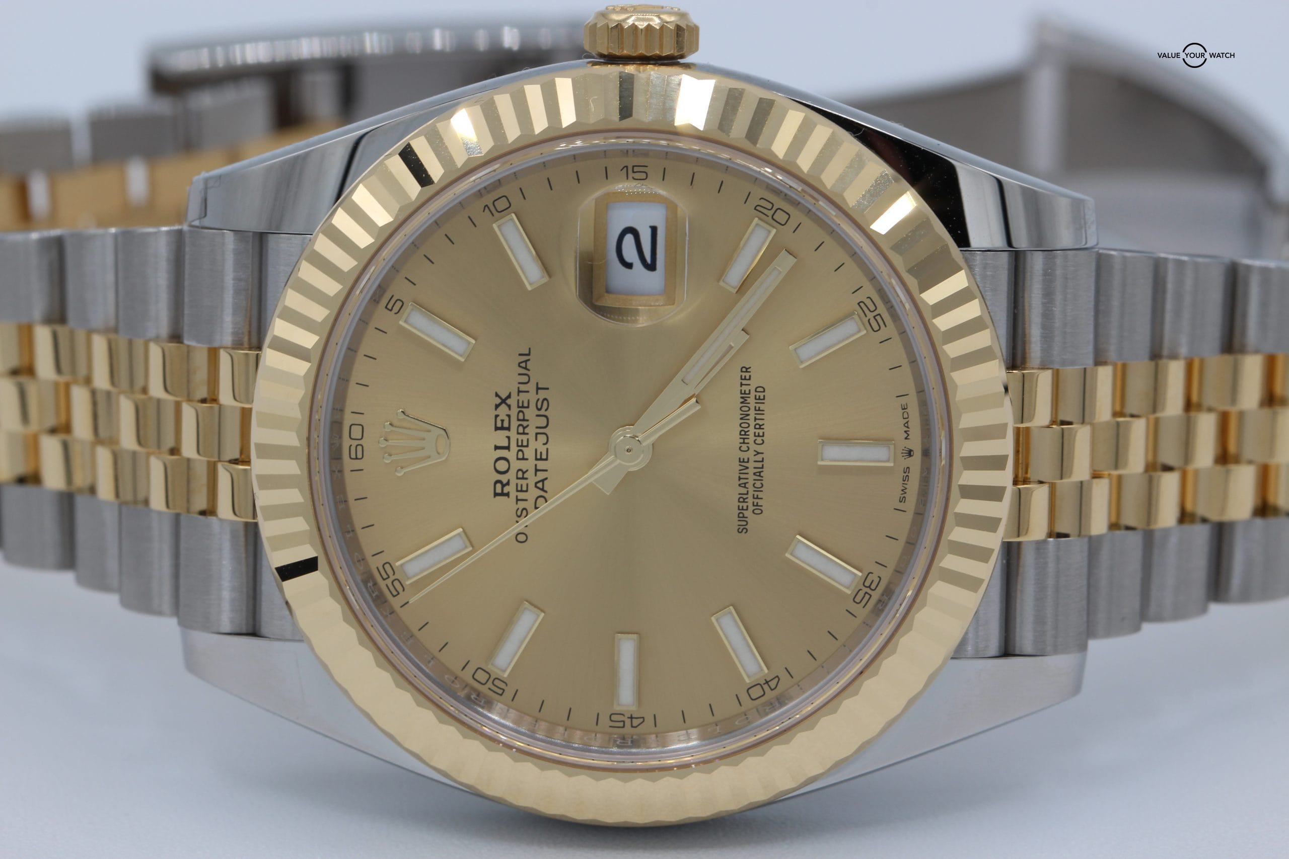 2022 New 41 mm Rolex Datejust II Two Tone - Image 3