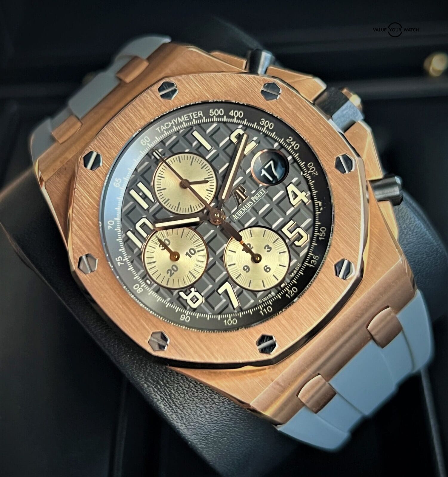 Audemars Piguet Royal Oak Offshore Rose Gold 42mm Chronograph BOXES/PAPERS! - Image 4