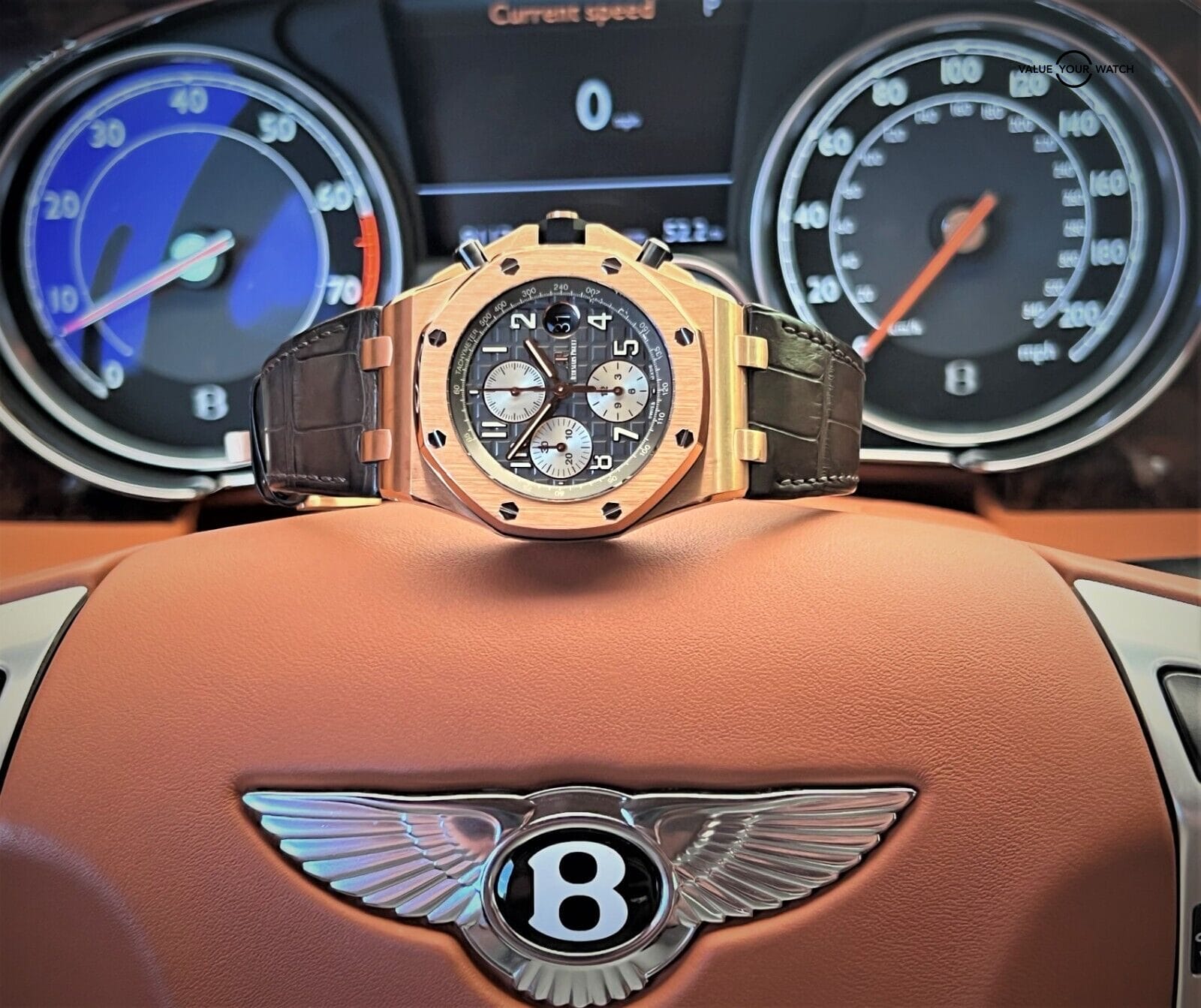 Audemars Piguet Royal Oak Offshore Rose Gold 42mm Chronograph BOXES/PAPERS! - Image 12