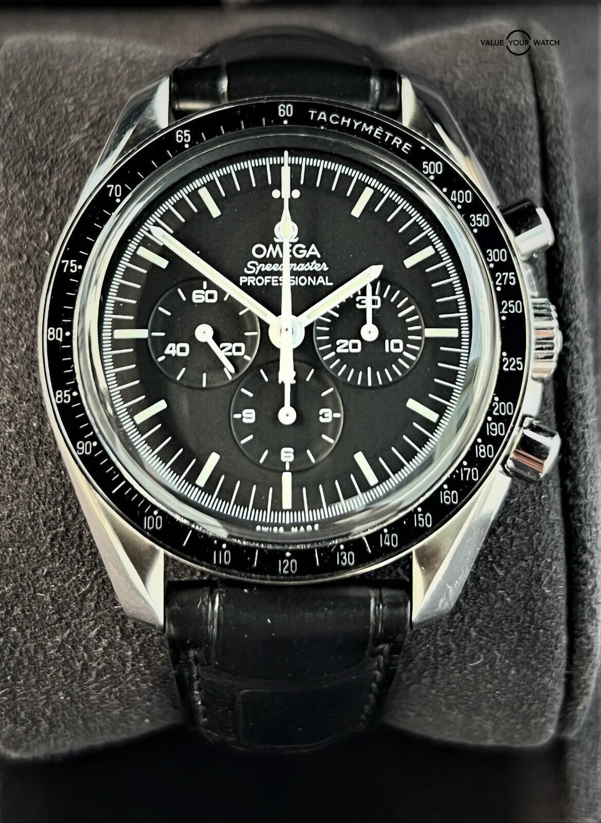 Omega Speedmaster Professional Moonwatch Hesalite 311.33.42.30.01.001 B&P!