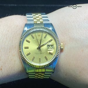 Rolex 36mm Datejust Two Tone Jubiliee