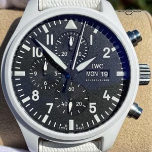 IWC Pilot Chronograph Big Pilot Top Gun Lake Tahoe White Ceramic Limited RARE POPULAR FULLSET 2022