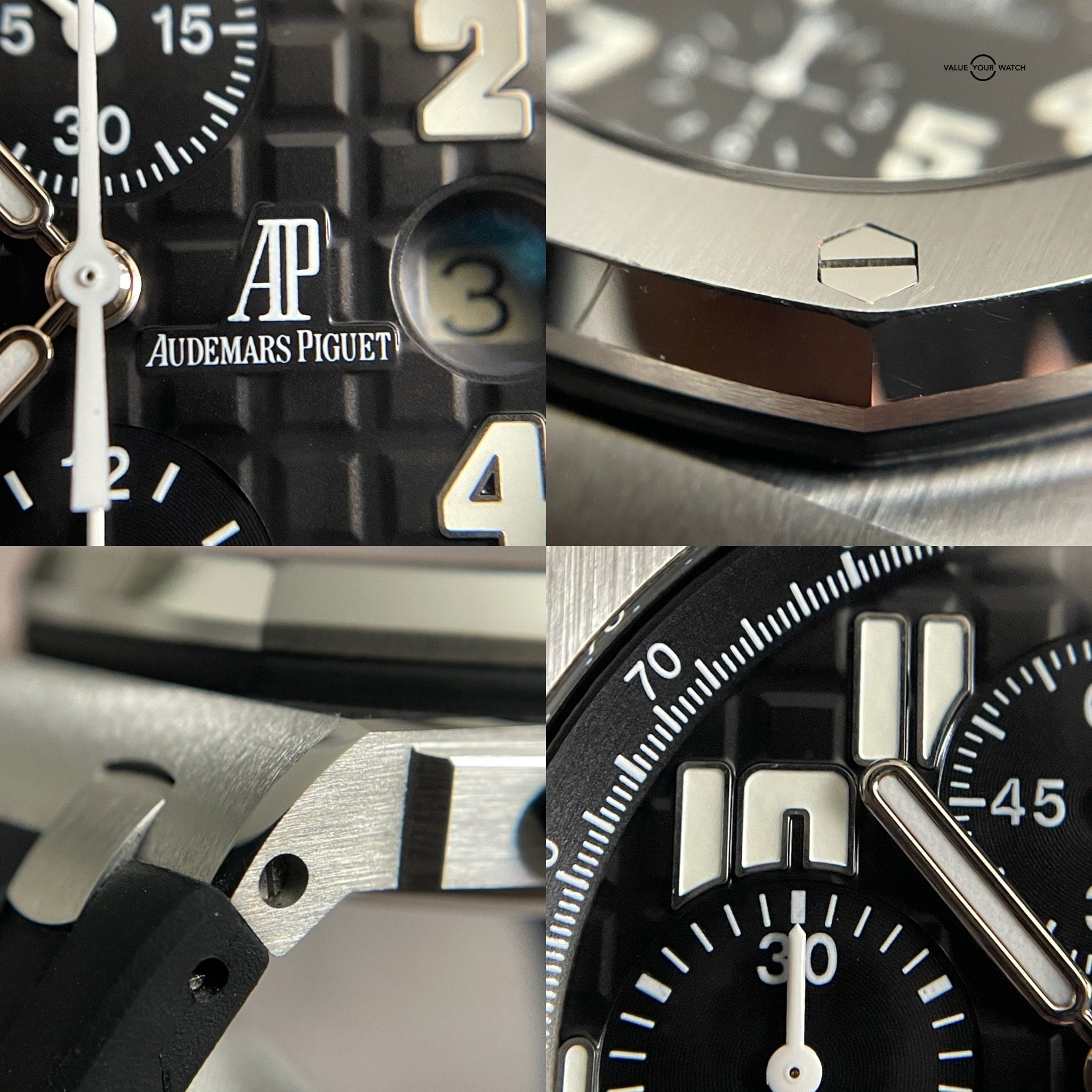 Audemars Piguet Royal Oak Offshore Chronograph 42mm AP Black Themes Steel – 26170ST.OO.D101CR.03 – Full Set Serviced w/ Warranty - Image 6