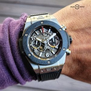 Hublot Big Bang Unico 45mm Steel Ceramic Full Set Excellent Condition 411.NM.1170.RX