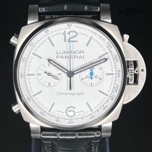 Panerai Luminor Chrono 44mm White Dial PAM 1218 PAM01218