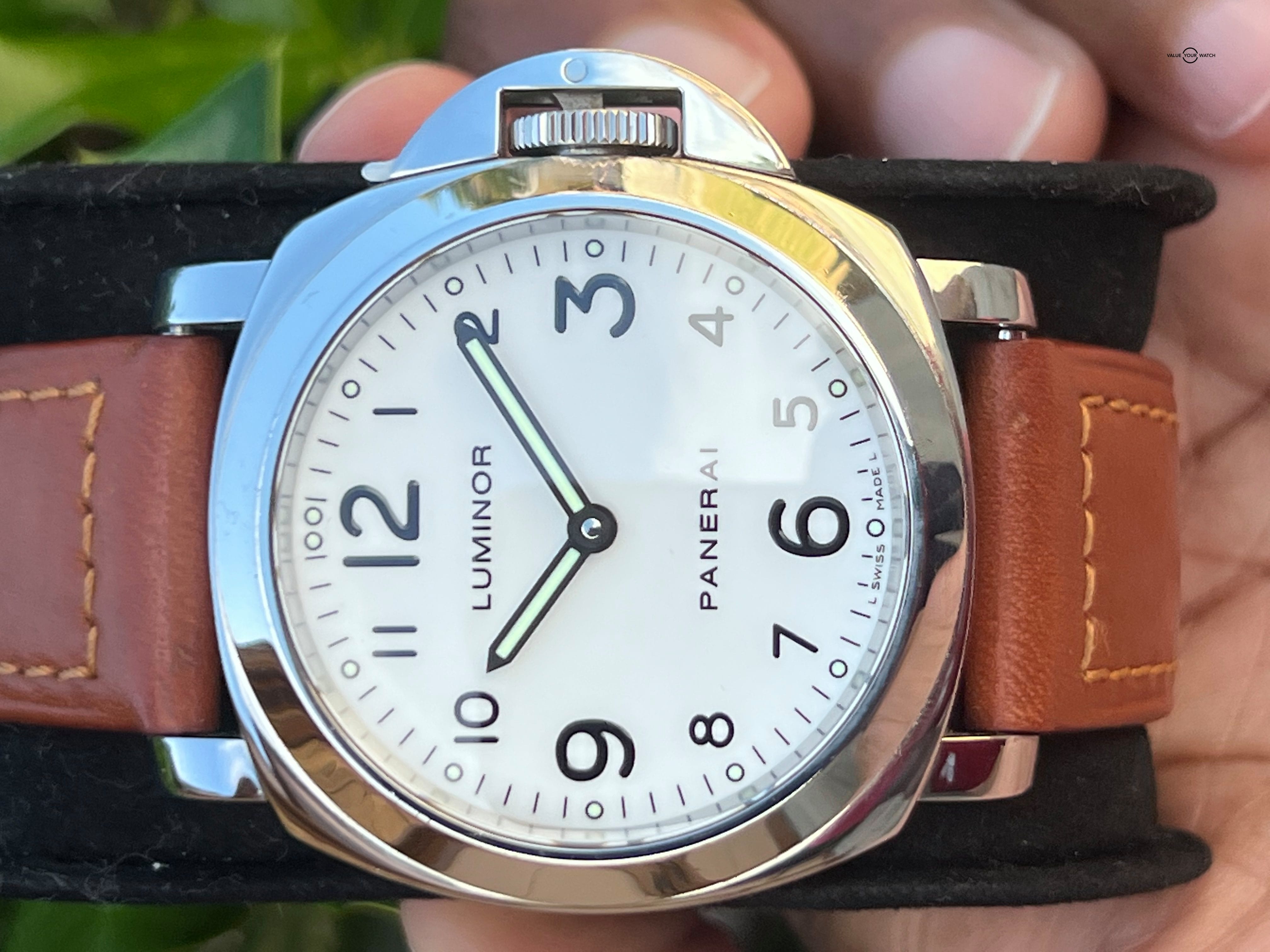 Panerai Luminor Base PAM 114 PAM00114 44mm Watch Value Your Watch