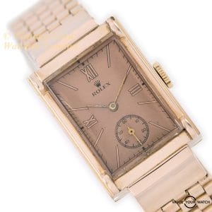 Rolex Precision 18ct Pink Gold c1942