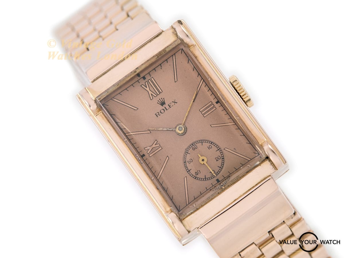 Rolex Precision 18ct Pink Gold c1942