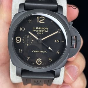 Panerai Luminor GMT Black Ceramica | PAM 441 Panerai 00441| Three Straps | CAMO 44M