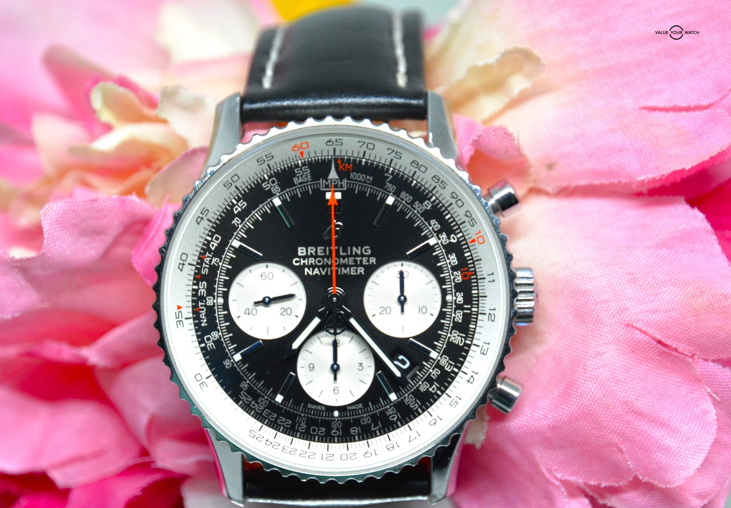 Breitling Navitimer B01 43mm Chronograph - “Reverse Panda” - Image 4