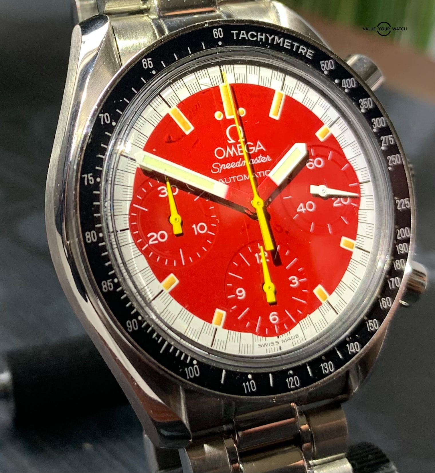 Omega Speedmaster Ferrari Red Michael Schumacher LE 3510.61 - Image 12