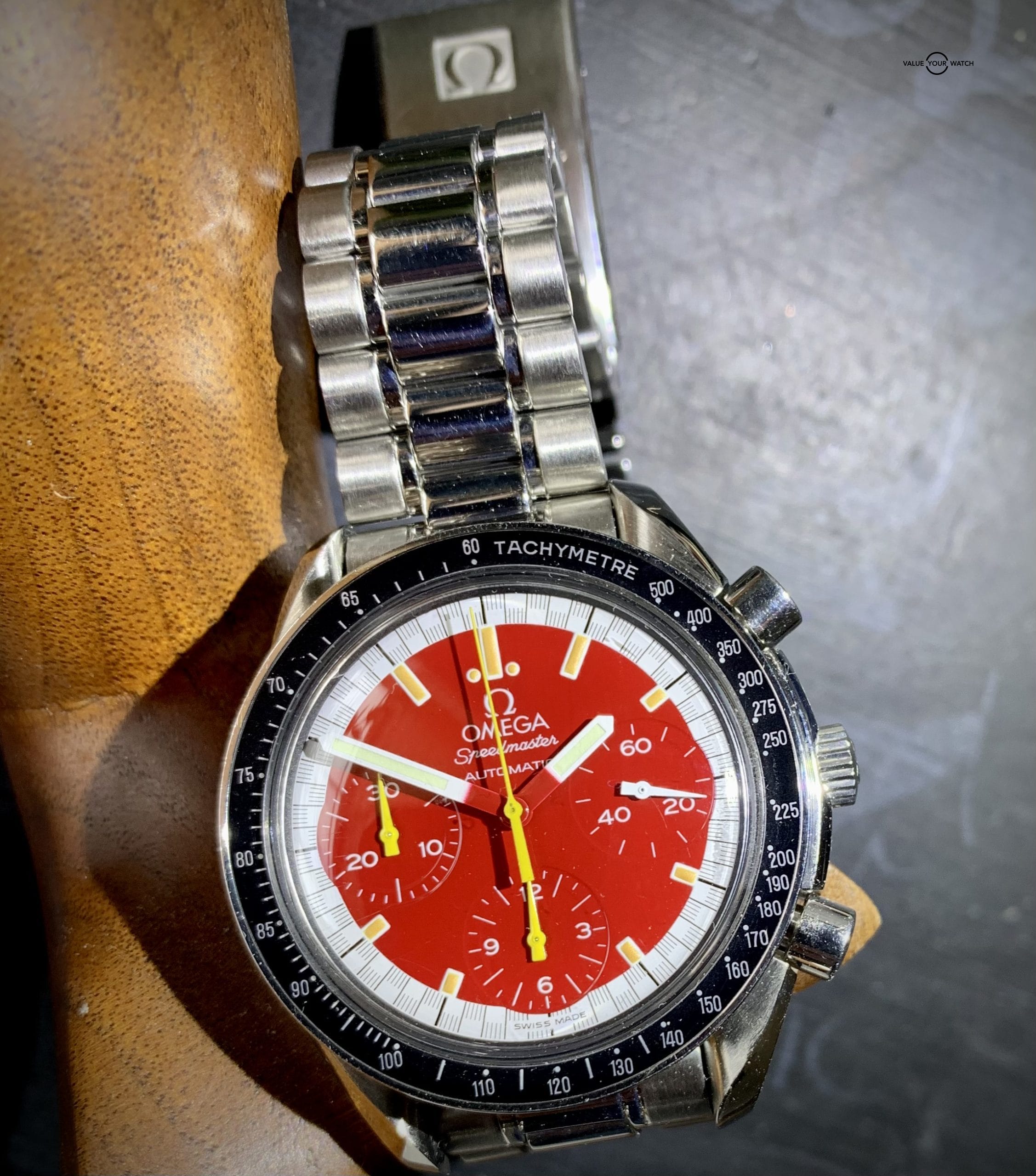 Omega Speedmaster Ferrari Red Michael Schumacher LE 3510.61 - Image 16