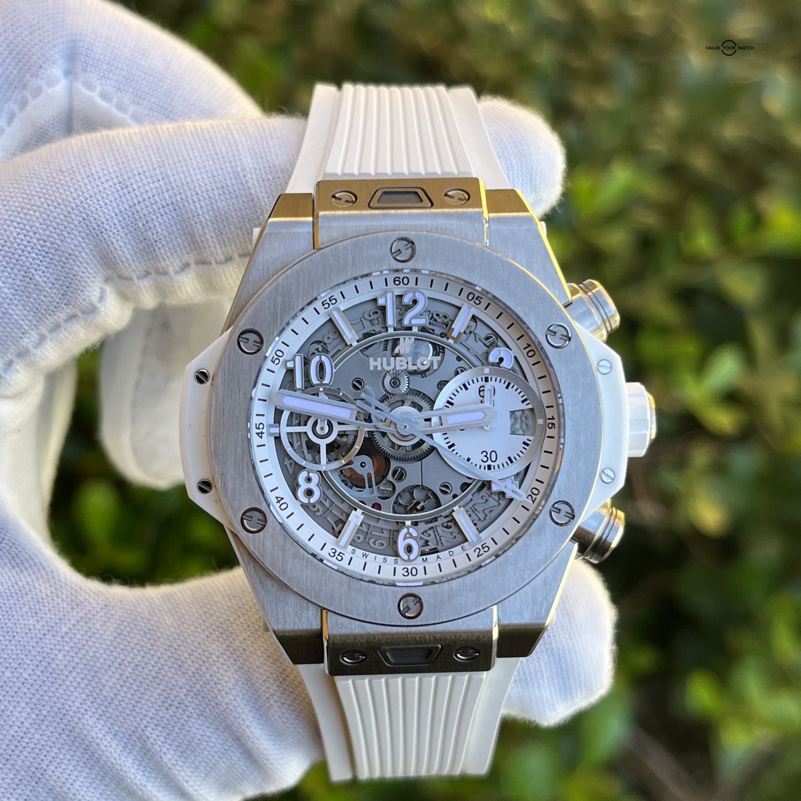 Hublot Big Bang Unico 42mm Titanium/ White Skeleton - Image 6