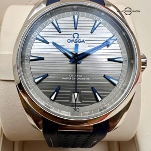 OMEGA Seamaster Aqua Terra Co-Axial Master Chronometer Grey and Blue Dial 2021