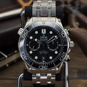 Omega Seamaster 300m Chronograph Steel & Black Ceramic 44mm Watch – BOX & PAPERS – 210.32.44.51.01.001