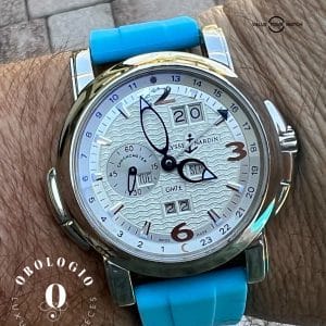 Ulysse Nardin Perpetual Calendar +- GMT 18kt White Gold Complete Set