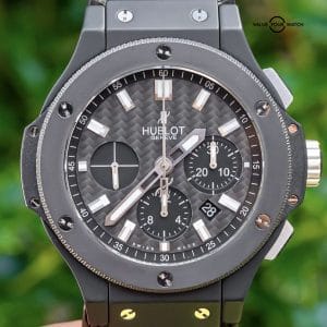 Hublot Big Bang 44 Black Magic $16K MSRP Complete Ceramic Papers 301.CI.1770.RX