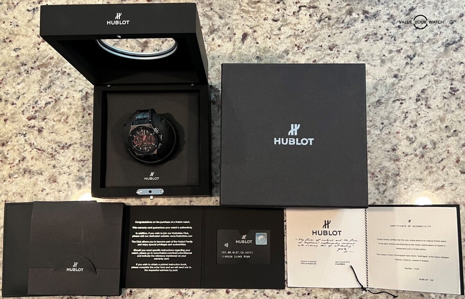 Hublot Classic Fusion Chronograph Aerofusion LE of 45 BOXES/PAPERS! RARE!!!!! - Image 13
