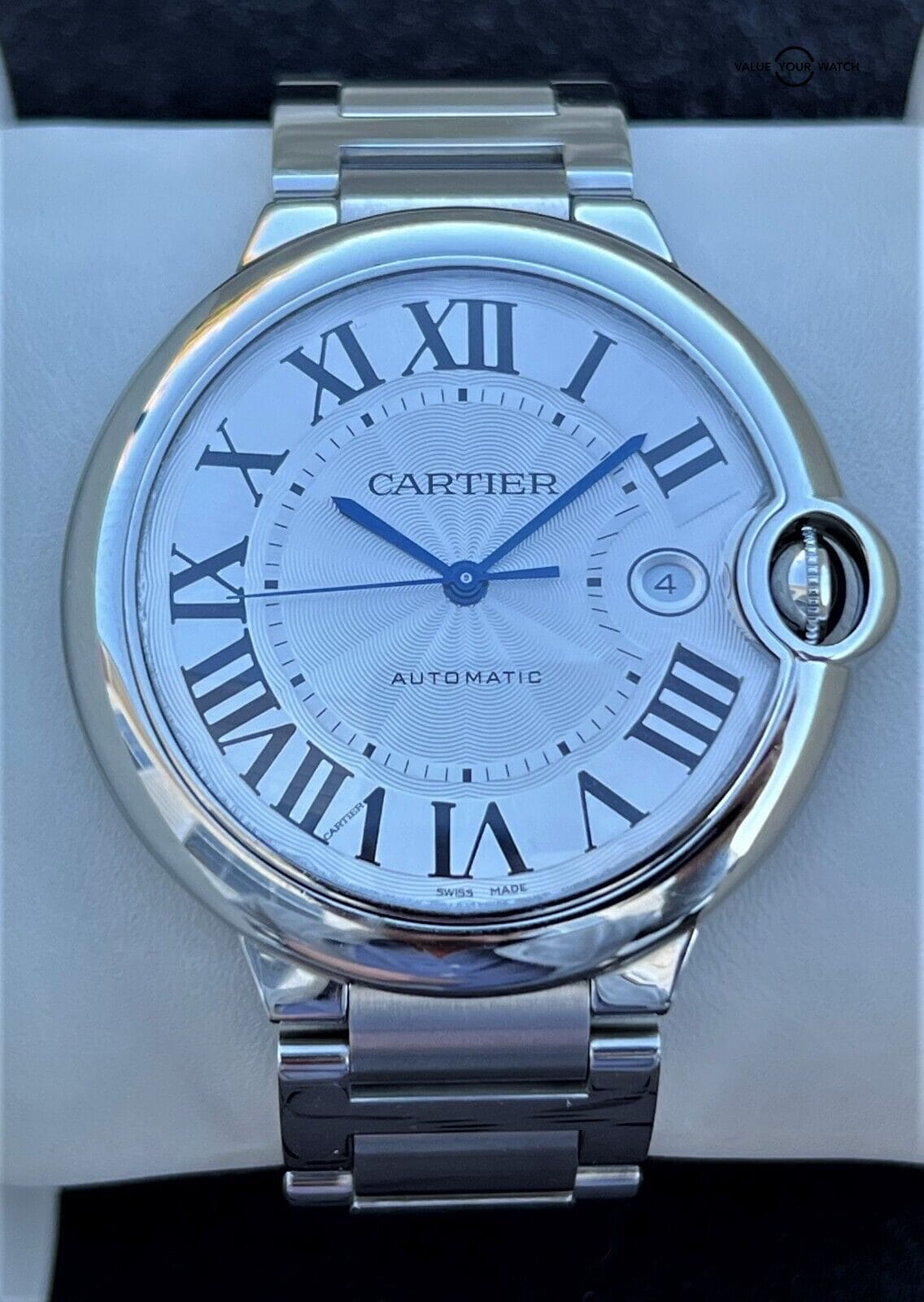 Cartier Ballon Bleu 42mm Silver Dial Stainless Steel Automatic W69012Z4 - Image 3