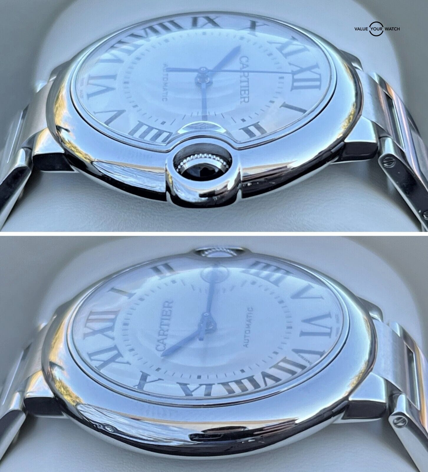 Cartier Ballon Bleu 42mm Silver Dial Stainless Steel Automatic W69012Z4 - Image 8