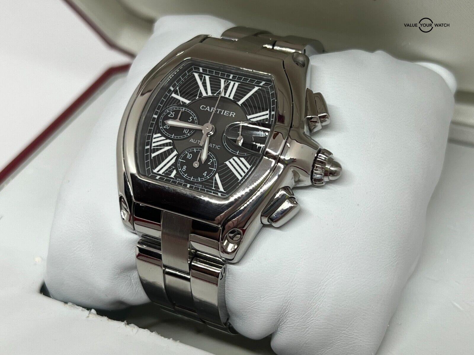 Cartier-Roadster-XL-Chronograph-Bracelet-Full-Set-Box-Papers-Excellent-Condition-1