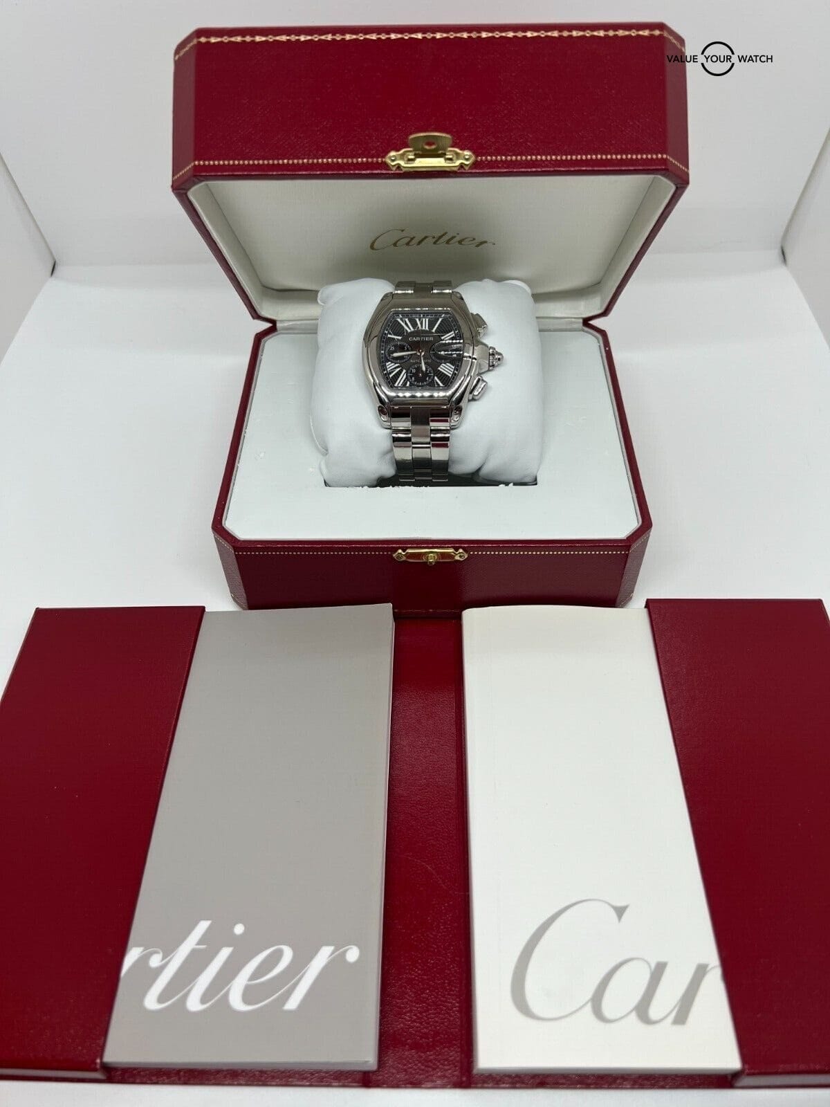 Cartier-Roadster-XL-Chronograph-Bracelet-Full-Set-Box-Papers-Excellent-Condition-2