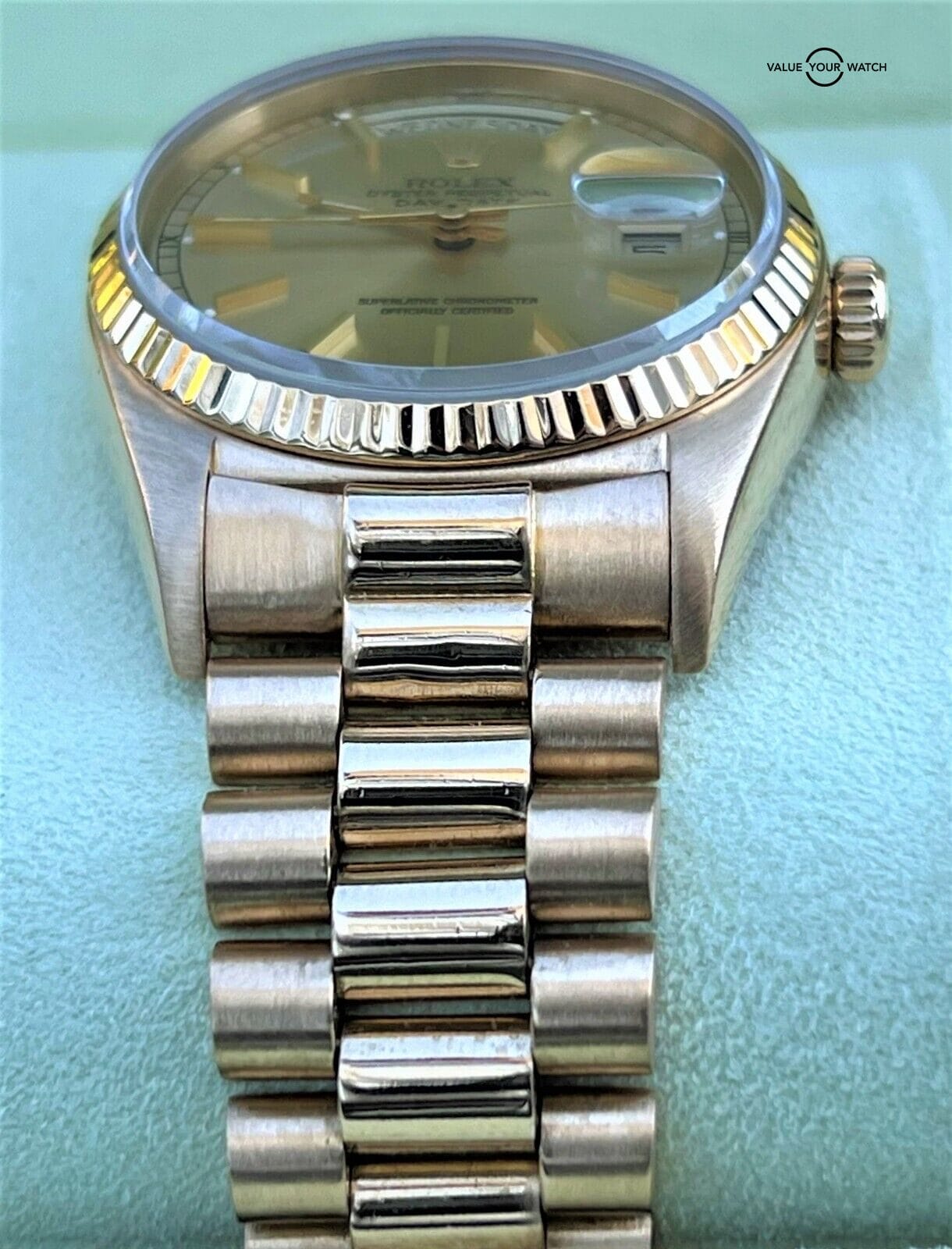 Rolex President Day-Date 18K Yellow Gold 36mm 18038 - Image 7