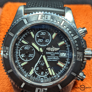 Breitling Superocean Chronograph II | Complete | Rubber Mesh Strap | Steel