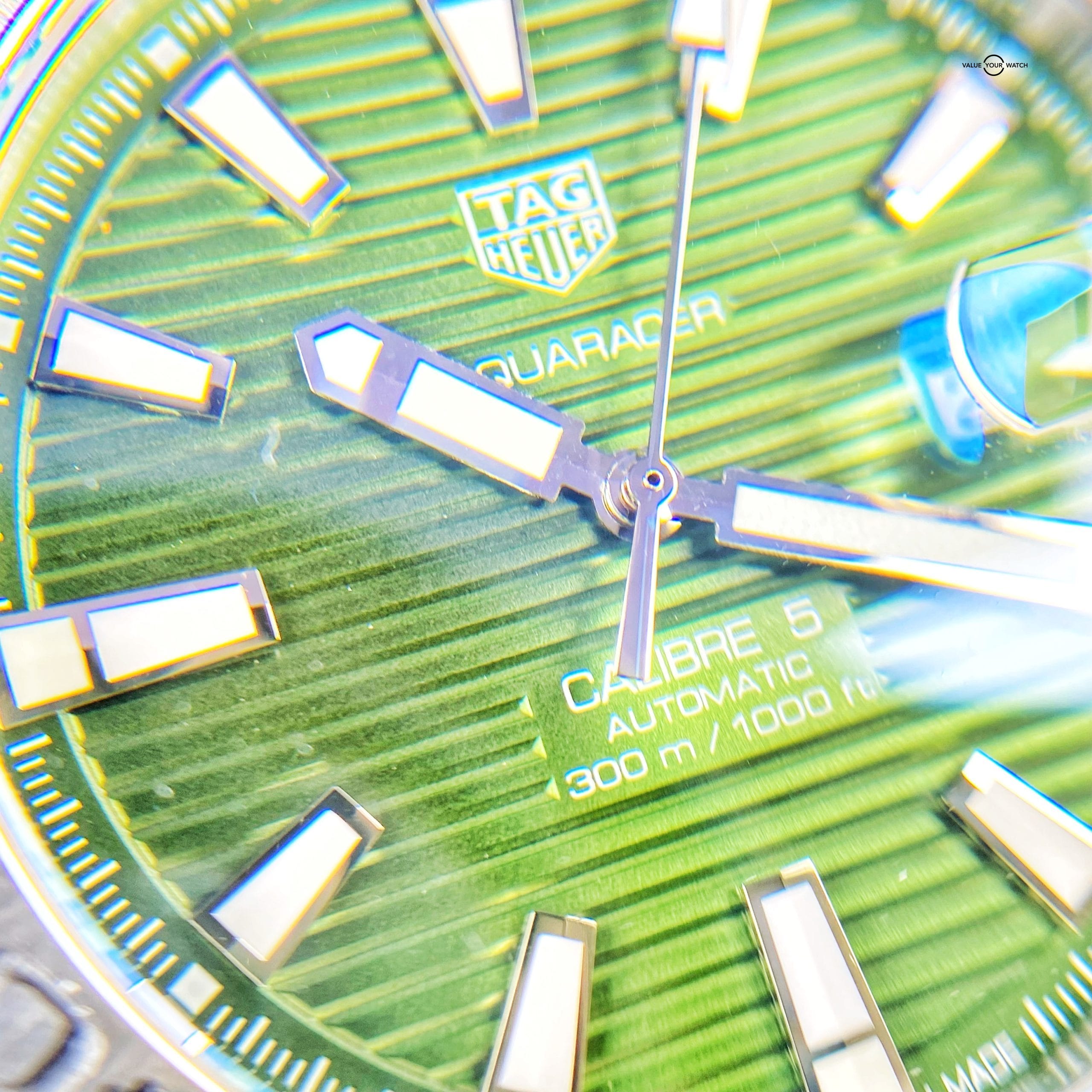 Tag Heueur Aquaracer Green Bezel - 43mm – WAY2015 – FULL SET – MSRP $2550 - Image 3