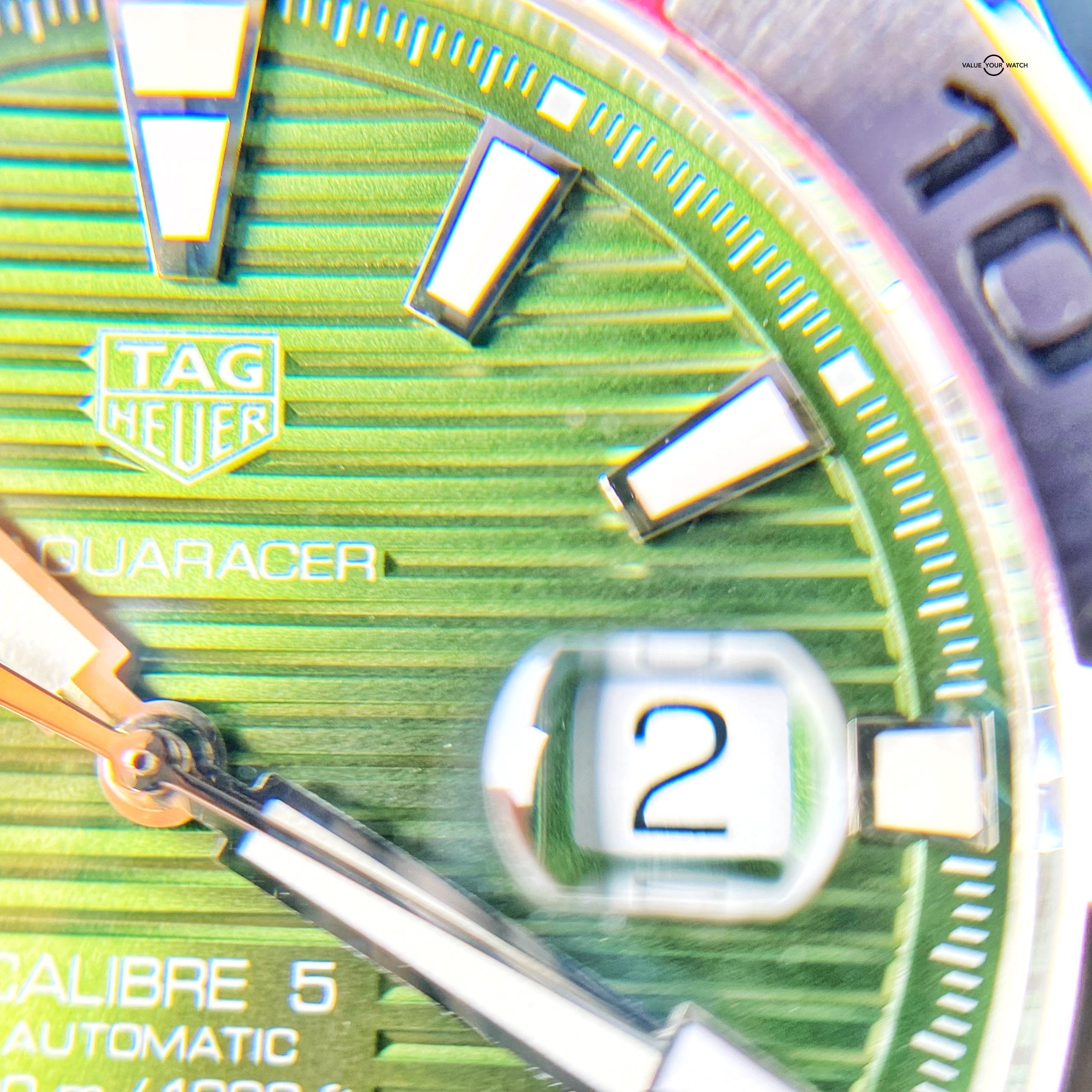 Tag Heueur Aquaracer Green Bezel - 43mm – WAY2015 – FULL SET – MSRP $2550 - Image 5
