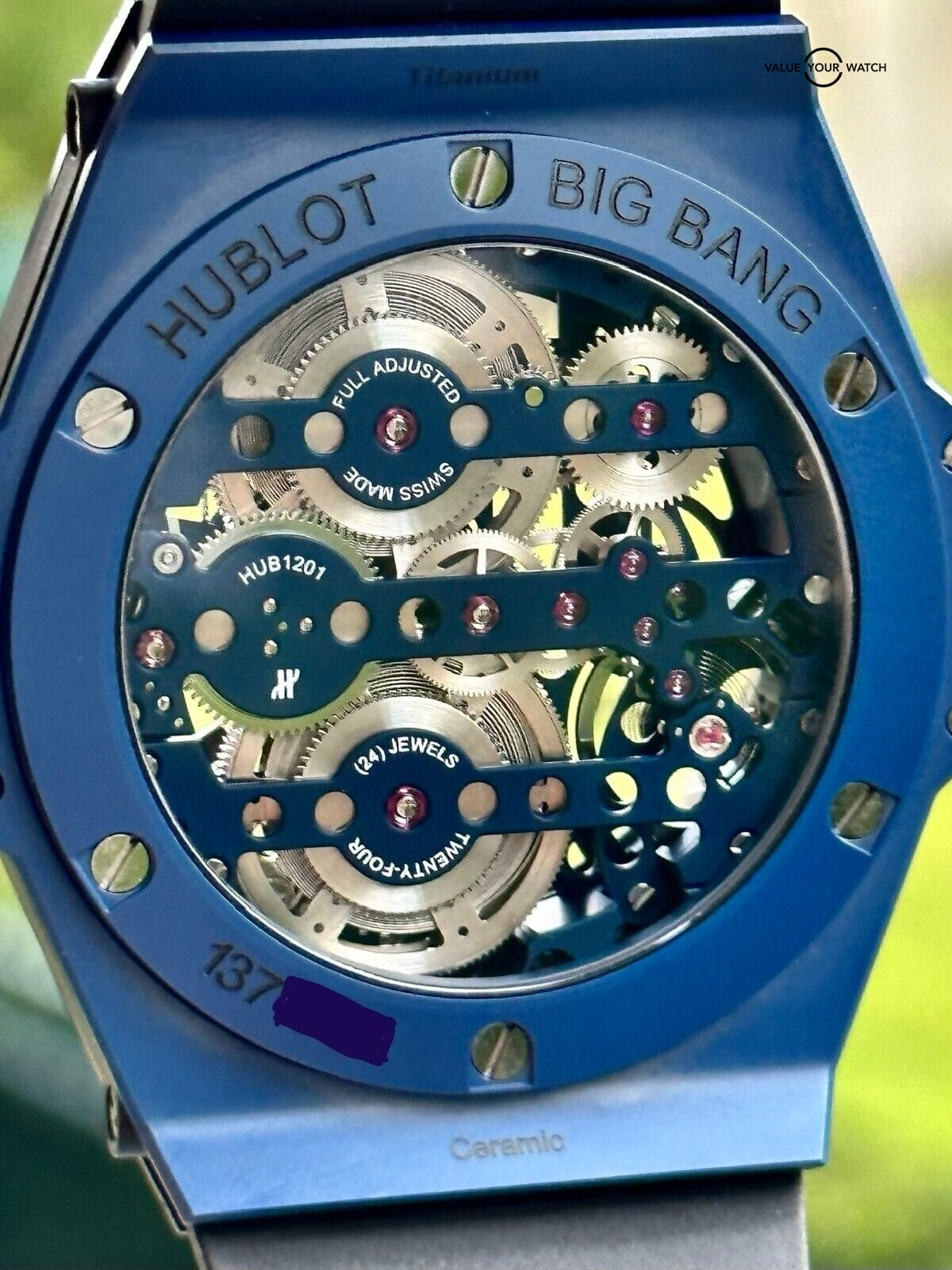 Hublot Blue Ceramic Meca 10 Big Bang - Full Set - Box & Papers 414.EX.5123.RX - Image 3