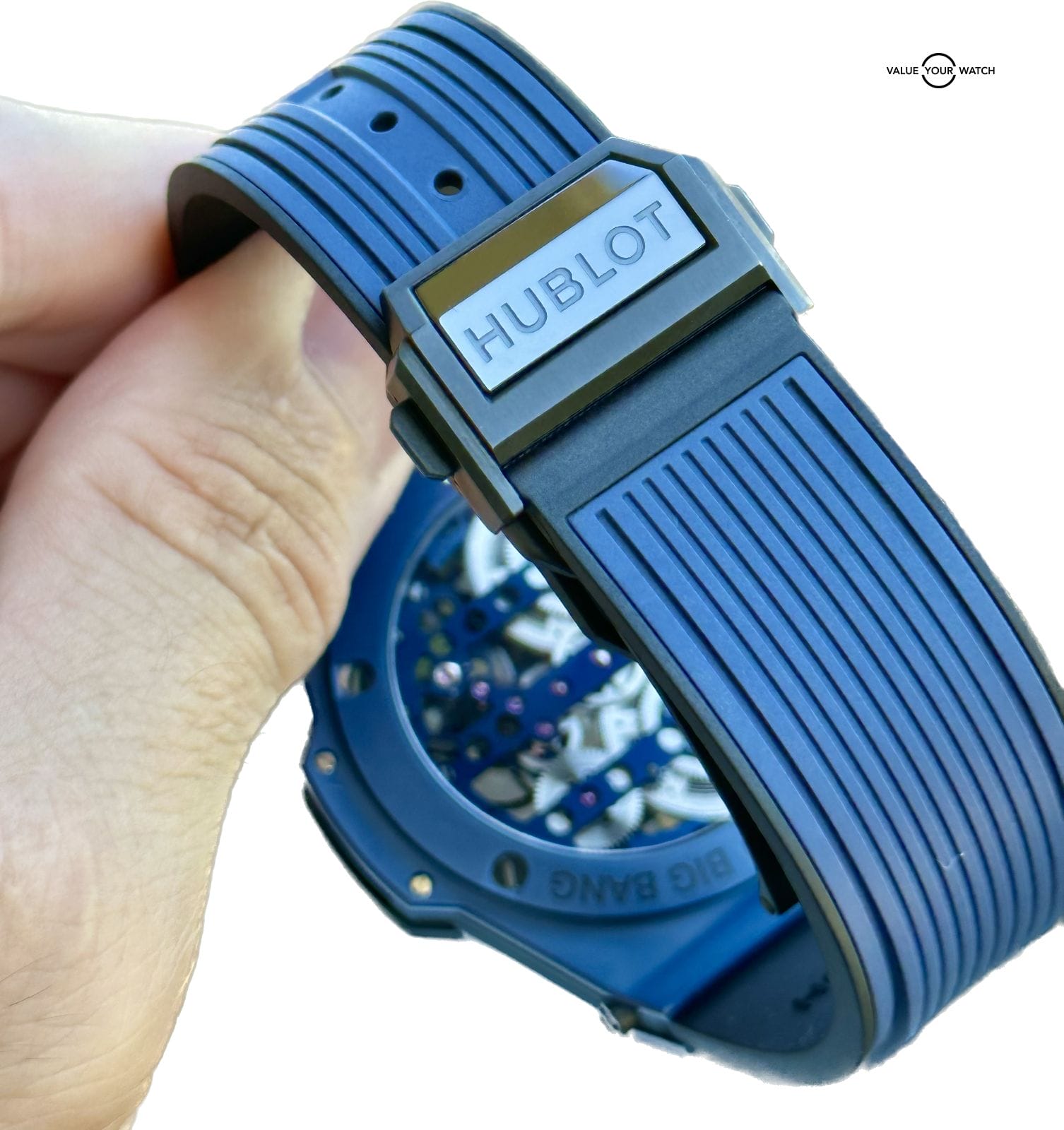 Hublot Blue Ceramic Meca 10 Big Bang - Full Set - Box & Papers 414.EX.5123.RX - Image 7