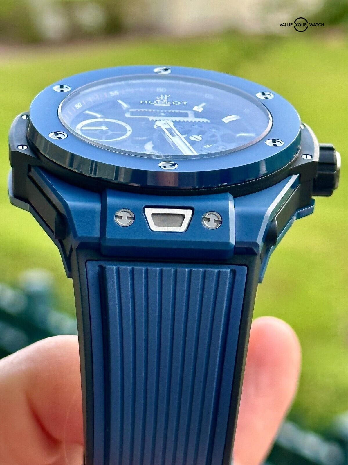 Hublot Blue Ceramic Meca 10 Big Bang - Full Set - Box & Papers 414.EX.5123.RX - Image 11