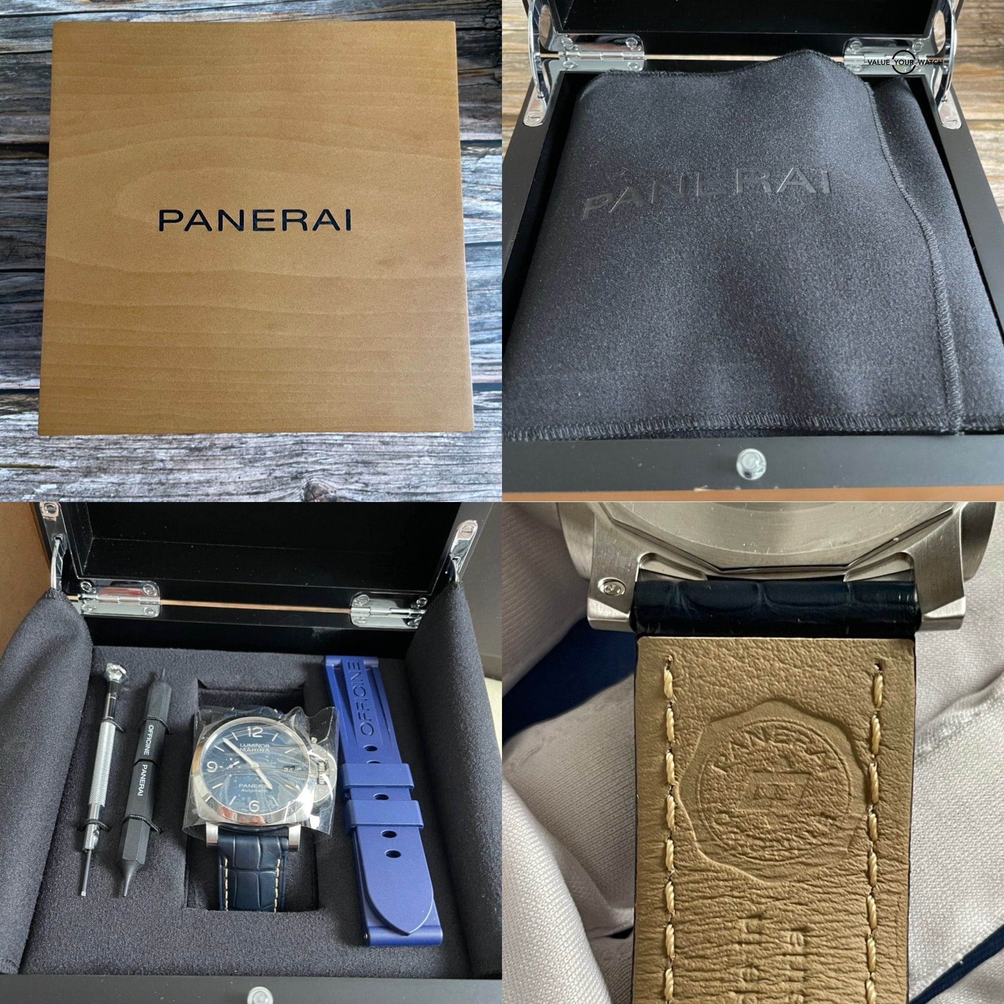 Panerai Luminor Marina 1950 3 Days Steel 44mm Blue Dial PAM01313